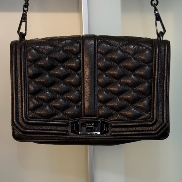 Rebecca Minkoff Handbags - Rebecca Minkoff Love Quilted Leather Crossbody Bag